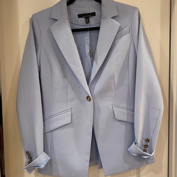 WHBM® One-Button Blazer
Light Blue Women's Blazer NWT - Picture 5 of 11